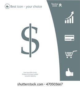 Dollar sign icon