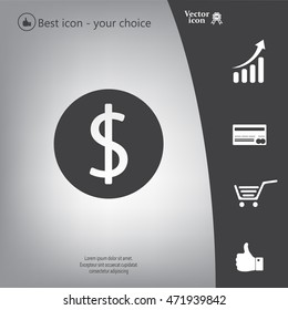 Dollar sign icon