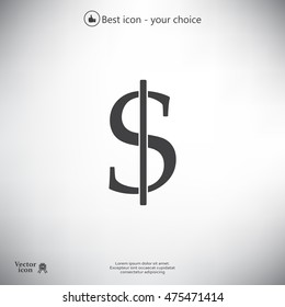 Dollar sign icon