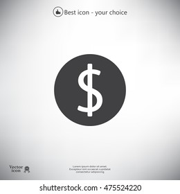 Dollar sign icon