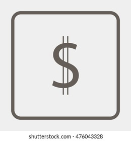 Dollar sign icon.