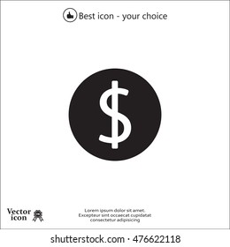 Dollar sign icon