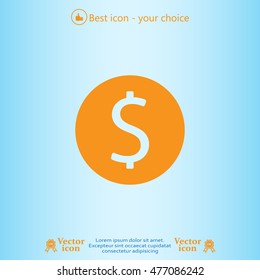 Dollar sign icon