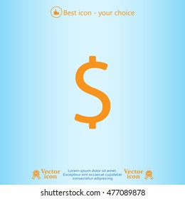 Dollar sign icon