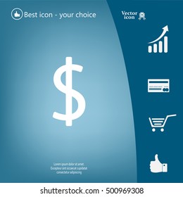 Dollar sign icon