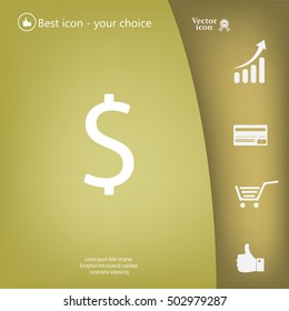 Dollar sign icon