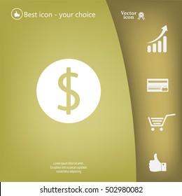 Dollar sign icon