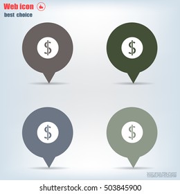 Dollar sign icon
