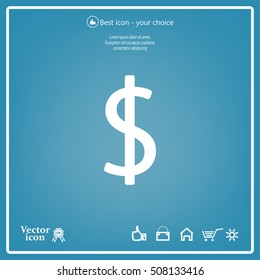 Dollar sign icon