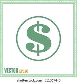 Dollar sign icon