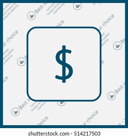 Dollar sign icon