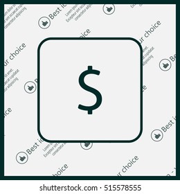 Dollar sign icon