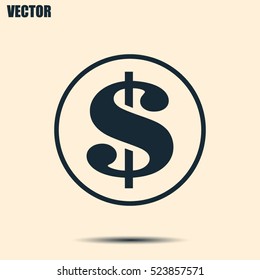 Dollar sign icon