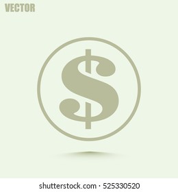 Dollar sign icon