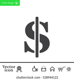 Dollar sign icon