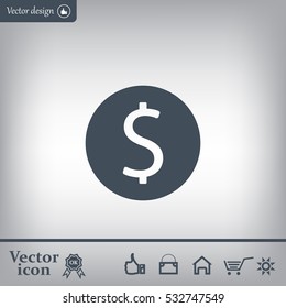 Dollar sign icon