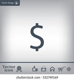 Dollar sign icon
