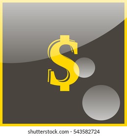 Dollar sign icon.
