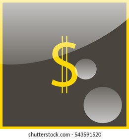 Dollar sign icon.