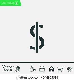 Dollar sign icon