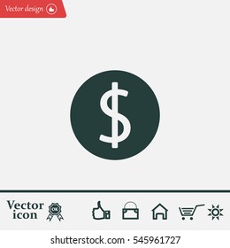 Dollar sign icon