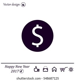 Dollar sign icon