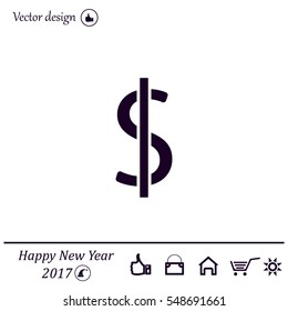 Dollar sign icon
