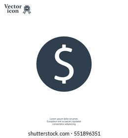Dollar sign icon