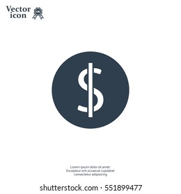 Dollar sign icon