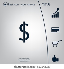 Dollar sign icon