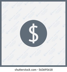 Dollar sign icon