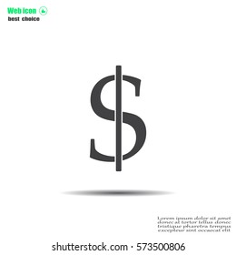 Dollar sign icon