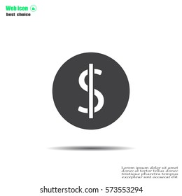 Dollar sign icon