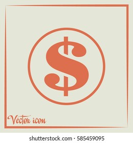 Dollar sign icon