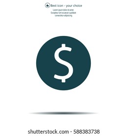 Dollar sign icon