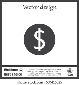 Dollar sign icon