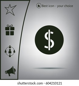 Dollar sign icon