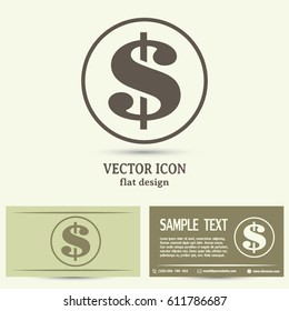 Dollar sign icon