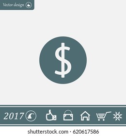 Dollar sign icon