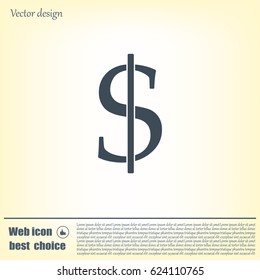 Dollar sign icon