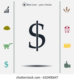 Dollar sign icon