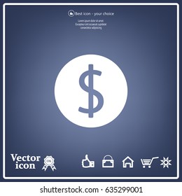 Dollar sign icon