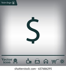 Dollar sign icon