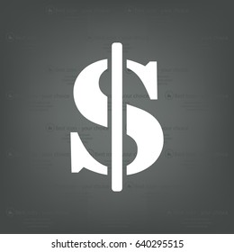 Dollar sign icon