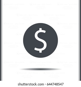 Dollar sign icon