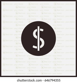 Dollar sign icon