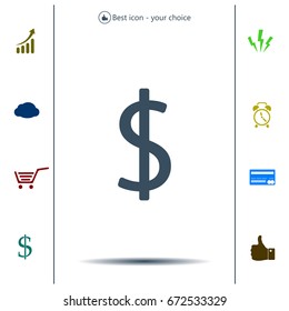 Dollar sign icon