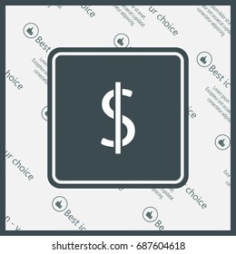 Dollar sign icon