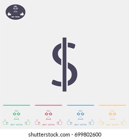 Dollar sign icon