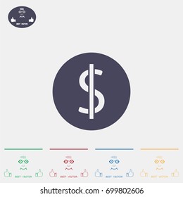 Dollar sign icon